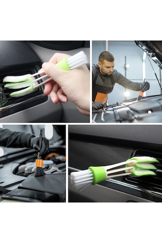 Buffer 5+1 Detaylı İç ve Dış Oto Temizlik Fırça Seti