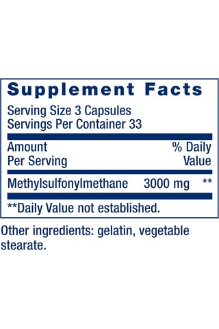 Life Extension Msm 1000mg - 100 Kapsül