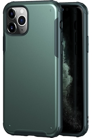 Apple Uyumlu iPhone Bikapak Elıt Mıst 11 Pro Opak Yeşil Kapak
