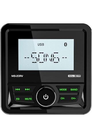 Kare Usb Girişli Bluetoothlu Marine Teyp