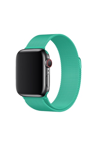 E2M Apple Uyumlu Watch 42-44MM KRD-01 METAL HASIR TURKUAZ