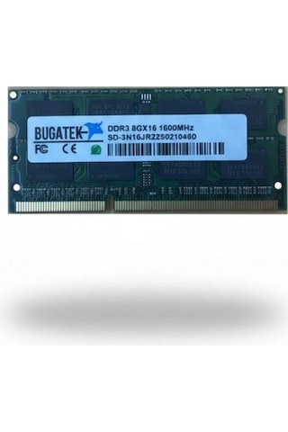 Bugatek 8gb Ddr3 1600mhz Notebook Ram