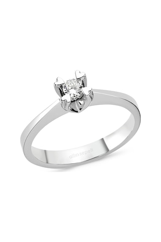 Pırlanta Tektaş Yüzük 0,11 Ct Yzas22045 Altınsepeti