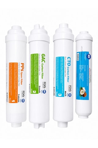 Sucool Star Filtre Nsf Onaylı Kapalı Kasa Quick 5'li Filtre Seti 10"