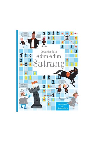 Adım Adım Satranç Eğitimi Kitabı Çocuklar İçin