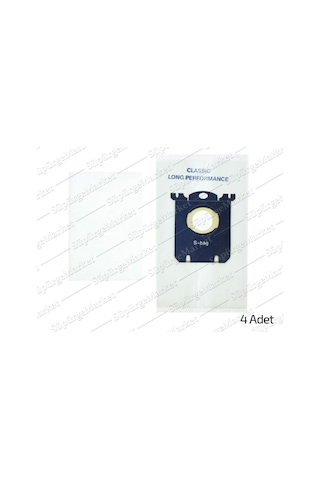 Philips Uyumlu S-Bag Fc8021/03 Süpürge Toz Torbası 4'Lü