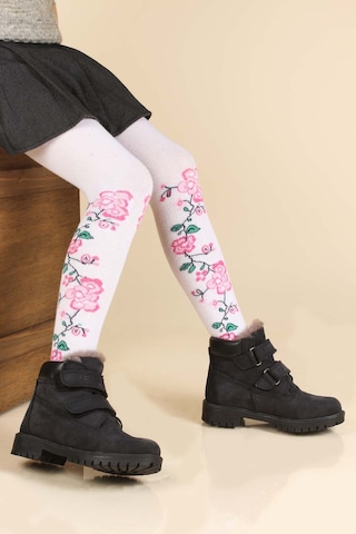 Fast Step Hakiki Deri Kürklü Unisex Çocuk Worker Bot 006kfa1001 001