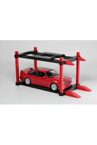 1/24 Ölçekli Model Arabalar İçin Ayarlanabilir Garaj Lifti, Diorama Aksesuarı