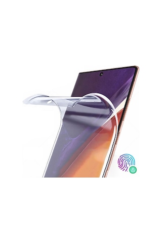 Samsung Uyumlu Galaxy Note 20 Ultra Zore Süper Pet Oval Nano Ekran Koruyucu
