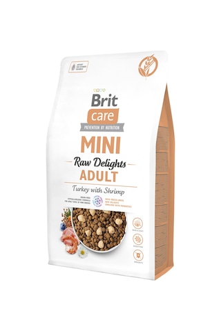 Brit Care Raw Delights Hipoalerjenik Hindi Etli Ve Karidesli Tahılsız Küçük Irk Yetişkin Kedi Maması 2kg
