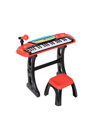 Tabureli, Mikrofonlu 37 Tuş Elektronik Org İle Hem Çal Hem Söyle, Kendi Şarkılarını Yarat