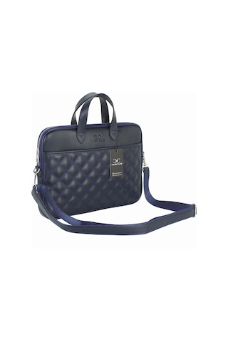 Case Club Apple Uyumlu MacBook Air Pro 13.3" & 14" Inç Lacivert Laptop Evrak Çantası