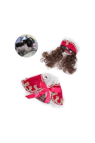 Köpekler Ve Kediler İçin Sevimli Prenses Pelerini