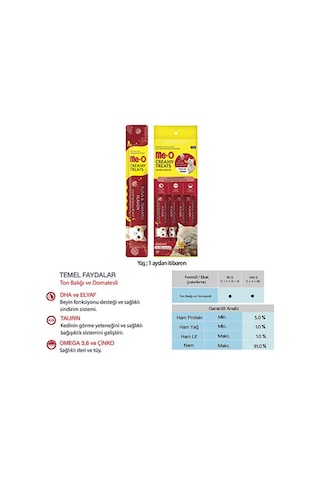 Me-o Kedi Krema Ödül Ton Balığı Ve Domatesli 4 X 15 Gr 12 Adet
