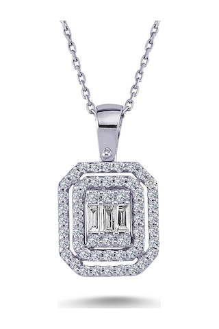 Lova 0.39 Karat Baget Pırlanta Kolye - 2020010