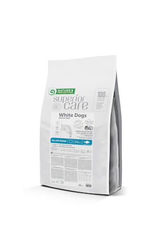 Nature's Protection Superior Care Beyaz Tüylü Köpekler İçin Tahılsız Beyaz Balıklı Tüm Irklar Ve Tüm Yaşam Evreleri Köpek Maması 10kg