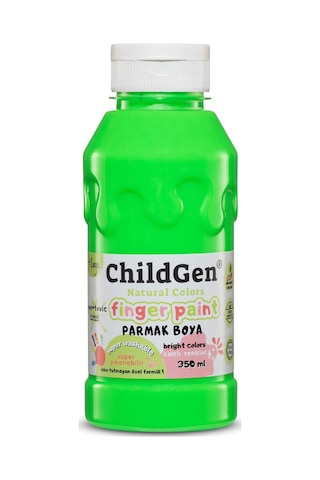 Childgen Süper Yıkanabilir 3'lü Parmak Boya Neon Set 3x350ml