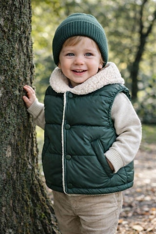Emila Kids Unisex Yeşil Çocuk Şişme Yelek Koyu Yeşil