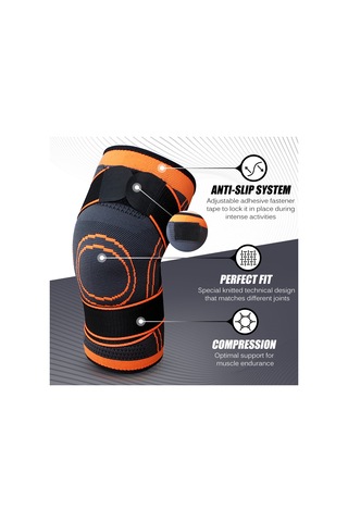 Yuntech01 Sporcu Dizlik - Esnek Nylon Ve Spandex Malzeme İle Rahat Destek Siyah, S Beden Çok Renkli