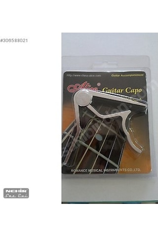 Alice A007D/Wh-C Gitar-Ukulele-Bağlama Beyaz Kapo