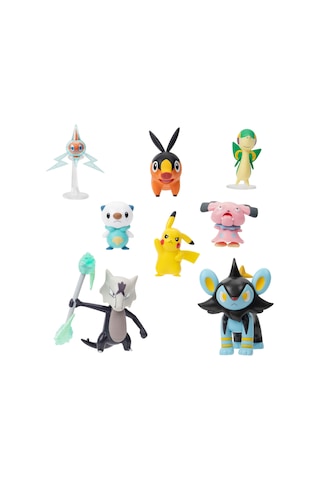 Pokemon Battle 8'li Figür Seti Pkw3615
