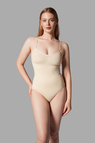 Alt Tarafı Çıtçıtlı Zıbın Korse Seamless 9051 Ten