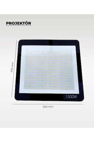 1500w Led Projektör 6500k Beyaz Işık 1 Adet
