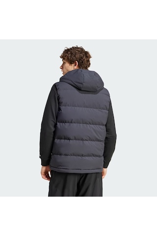 Adidas Erkek Helionic Hooded Down Siyah Yelek Ix8113 001