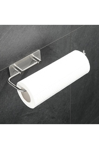 Kağıt Havluluk Yapışkanlı Çift Çubuklu Paslanmaz Çelik Krom Rengi Krom