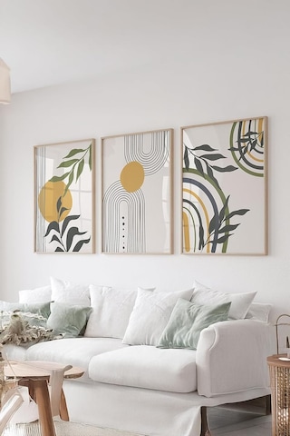 Artavessa Gerçek Ahşap Çerçeveli 3 Parça 3d Poster Tablo Seti - Ersy3set20, 20 X 30 Diğer