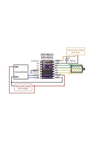 Gözelerelektronik-Drv8825 Step Motor Sürücü Devresi