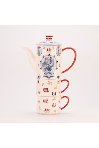 Mavi Stoneware Çay Fincan Seti 400 Ml