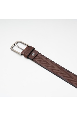 Kahve Erkek Gr-040-138 Grande Klasik Kemer Genişlik 4 Cm