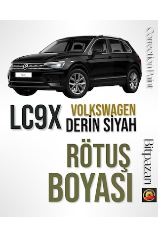 Lc9x - Derin Siyah - Volkswagen Profesyonel Rötüş Boyası - Taş Izi Ve Çizik