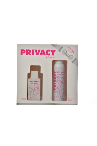 Privacy Let's Party Kadın Parfüm EDT 100 ML + Sprey Deodorat 150 ML Privacy Let's Party Kadın Parfüm EDT 100 ML + Sprey Deodorat 150 ML