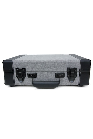 Crownwell 05 33-45-78 'lik Plak Çantalı Bluetooth Pikap Gri Özel