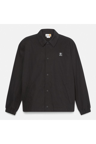 Timberland Woven Badge Ripstop Coach Jacket Black Tb0a6fa90011-4941 Siyah
