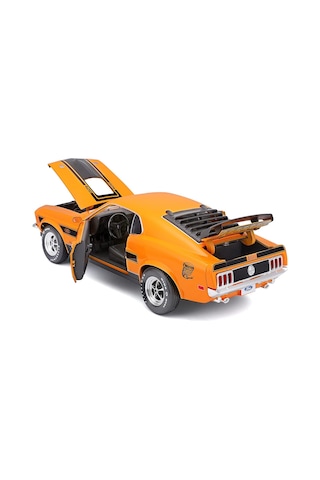 Maisto 1/18 1970 Ford Mustang Mach 1 - Turuncu