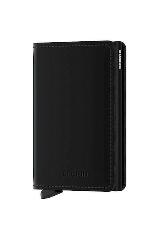 Secrid Slimwallet Matte Kartlık Cüzdan, Siyah Çok Renkli