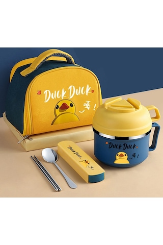 Lichen Paslanmaz Çelik Japon Tarzı Beslenme Çantası, Büyük