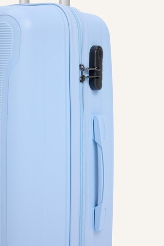 Defacto Unisex Sert Kapaklı Orta Boy Valiz H2407axnsbe813 Mavi-be813