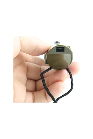 Dofolink Kurtarma İçin 7 Fonksiyonlu Dış Mekan İshığı, Termometre Ve Kompaslı İshıkli İpler Haki