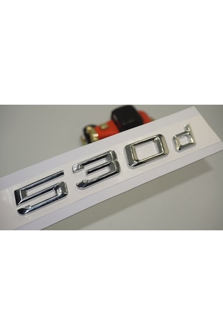 Bmw 530D Bagaj Krom Metal 3M 3D Yazı Logo