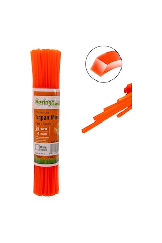 Motorlu Tırpan Misinası 4.0 Mm 28 Cm Kare Çubuk - 85 Adet