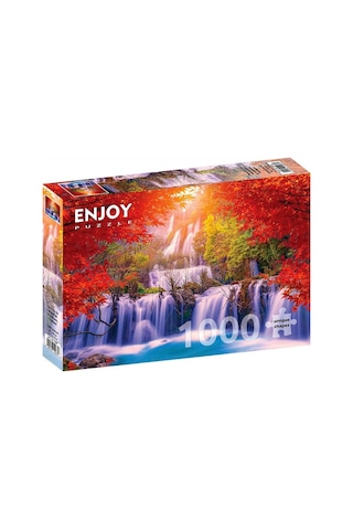 Enjoy Sonbahar'Da Tayland Thee Lor Su Şelalesi 1000 Parça Puzzle