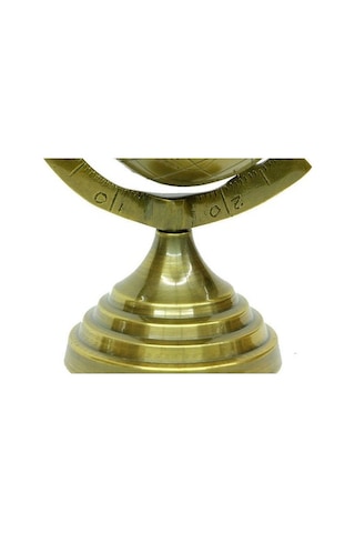 Yerküre Dünya Antik Bronz Renk 5''