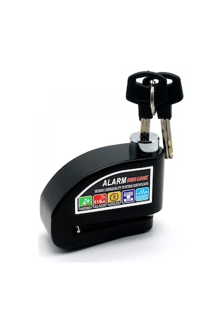 Motosiklet Disk Kilidi Alarmlı Motor Kilidi 110 Db Waterproof Yük