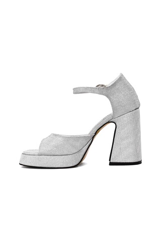 Beety 25by222.719t Kadın Platform Ayakkabı Gümüş Gümüş