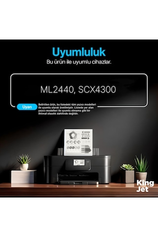 Kingjet Samsung Uyumlu Mlt-d109s Standart Kapasiteli Uyumlu Toner
