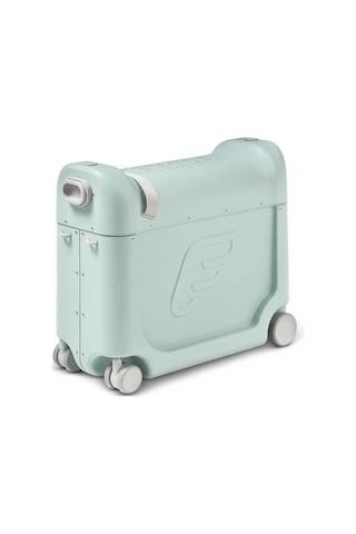 Stokke Jetkids Bedbox, Uçak Koltuklarına Uyumlu Binilebilir Çocuk Valizi Yeşil